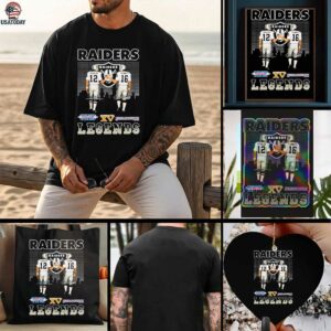 Las Vegas Raiders city Skyline Stabler and Plunkett legends Super Bowl signature shirt