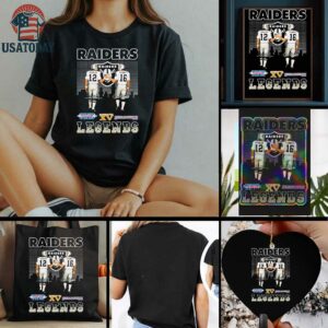 Las Vegas Raiders city Skyline Stabler and Plunkett legends Super Bowl signature shirt