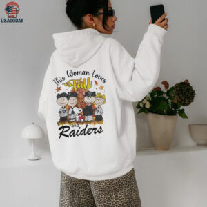 Las Vegas Raiders x Snoopy this woman loves fall shirt