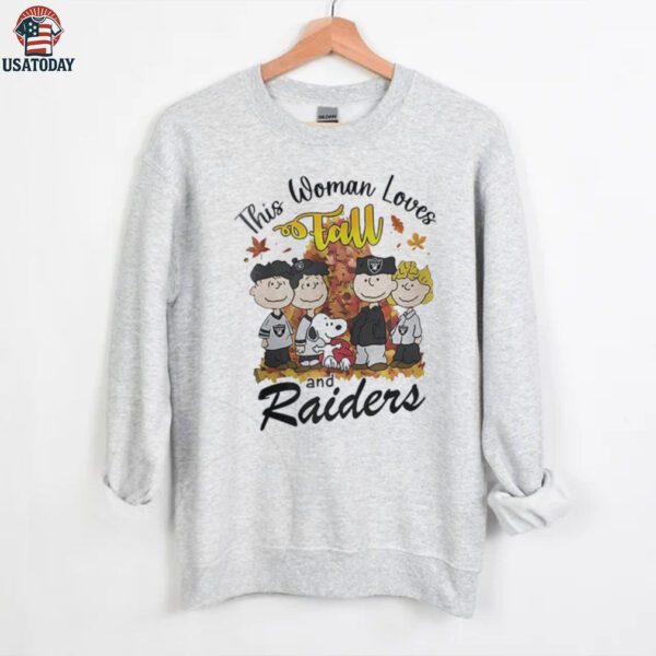 Las Vegas Raiders x Snoopy this woman loves fall shirt