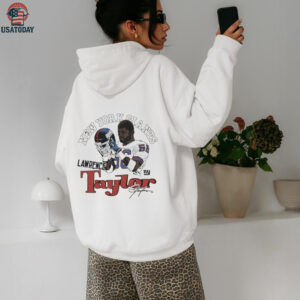 Lawrence Taylor New York Giants player signature caricature shirt
