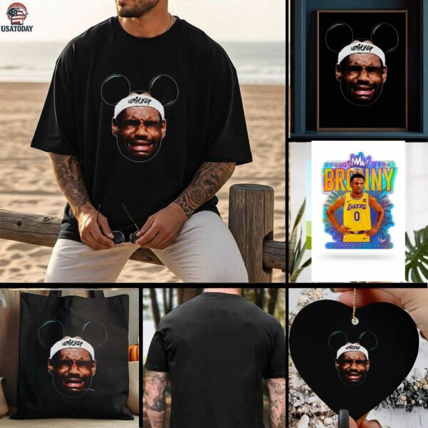 LeBron James Crying Meme Disney LeMickey Bubble Championship Lebron T Shirt