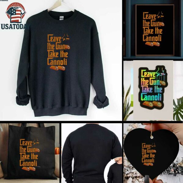 Leave the Gun Take the Cannoli The Godfather t shirt