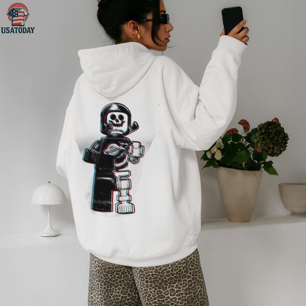 Lego Skeleton Astronaut Anaglyph 3D Effect shirt Lego Skeleton Astronaut Anaglyph 3D Effect shirt