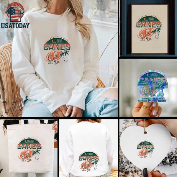University of Miami Hurricanes 100 shirt