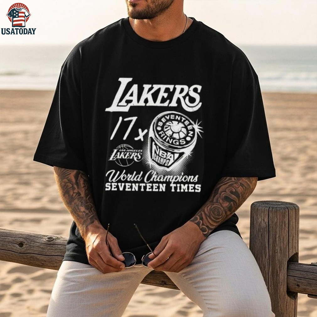 Los Angeles Lakers 17x World Champions Seventeen Times shirt Los Angeles Lakers 17x World Champions Seventeen Times shirt