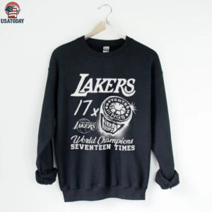 Los Angeles Lakers 17x World Champions Seventeen Times shirt
