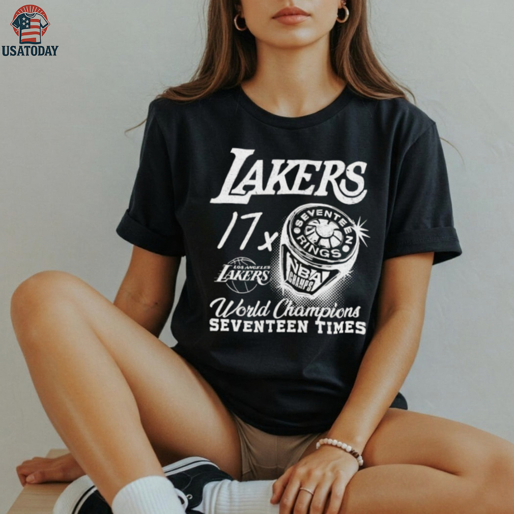 Los Angeles Lakers 17x World Champions Seventeen Times shirt Los Angeles Lakers 17x World Champions Seventeen Times shirt