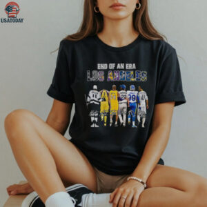 Los Angeles Nation Thank for the memories End of an era signature shirt