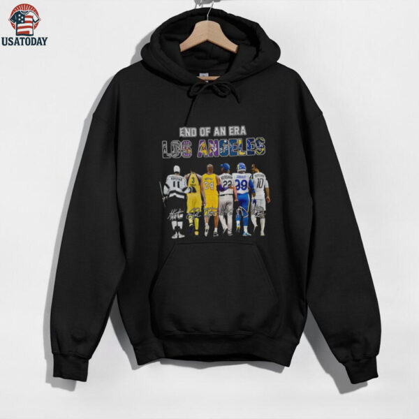 Los Angeles Nation Thank for the memories End of an era signature shirt