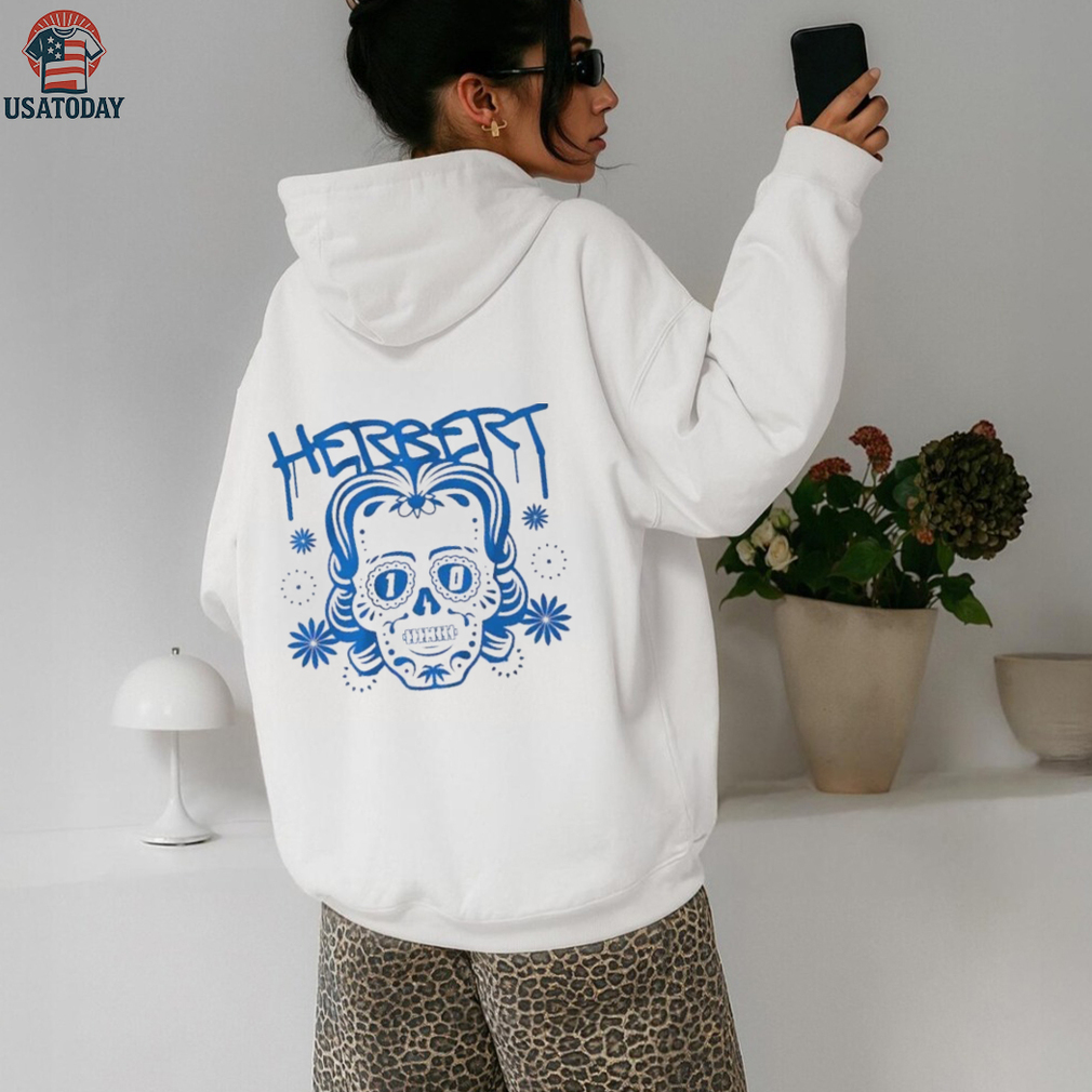 Los Angeles Rams Justin Herbert Sugar Skull Floral Remix shirt Los Angeles Rams Justin Herbert Sugar Skull Floral Remix shirt