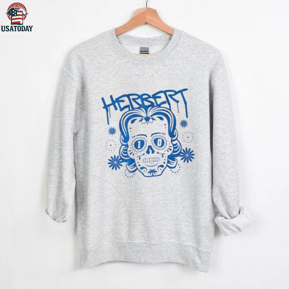 Los Angeles Rams Justin Herbert Sugar Skull Floral Remix shirt Los Angeles Rams Justin Herbert Sugar Skull Floral Remix shirt