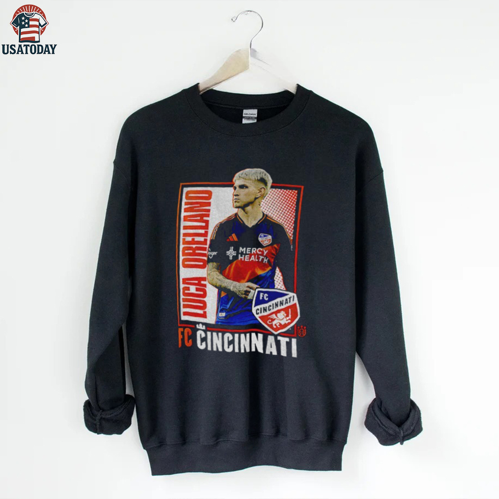 Luca Orellano FC Cincinnati Major League Soccer logo shirt Luca Orellano FC Cincinnati Major League Soccer logo shirt