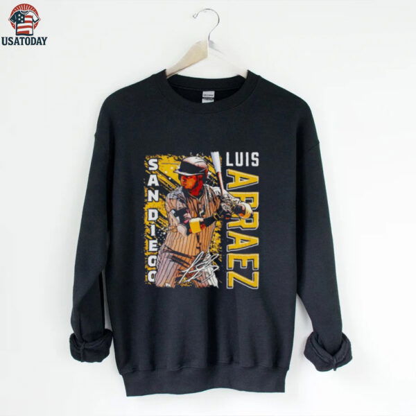 Luis Arraez San Diego throwing signature shirt