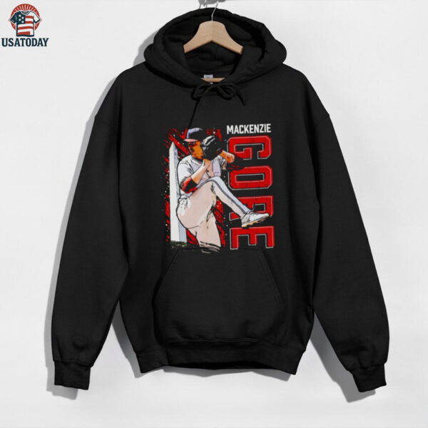 MacKenzie Gore Washington throwing snow shirt