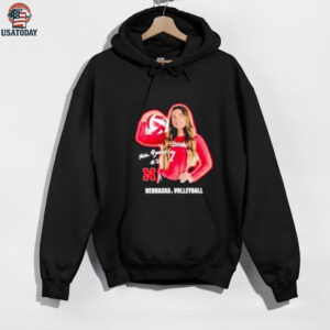 Maisie Boesiger portrait Nebraska volleyball shirt