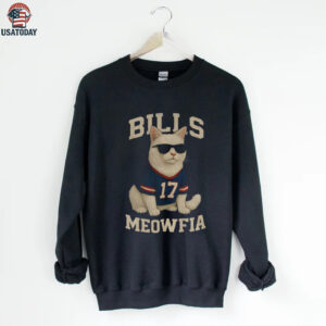 Meowfia Cat Josh Allen Buffalo Bills Football NFL 2025 funny meme shirt