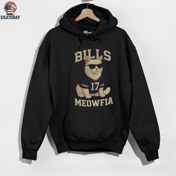 Meowfia Cat Josh Allen Buffalo Bills Football NFL 2025 funny meme shirt