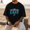 Miami Marlins we own the national league East 2025 MLB division champions shirt