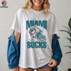 Miami Sucks Miami Dolphins helmet Football NFL 2025 shirt