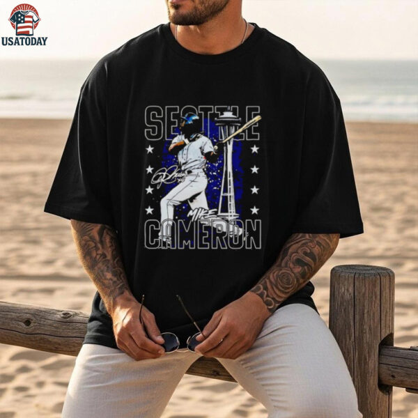 Mike Cameron Seattle swing signature shirt