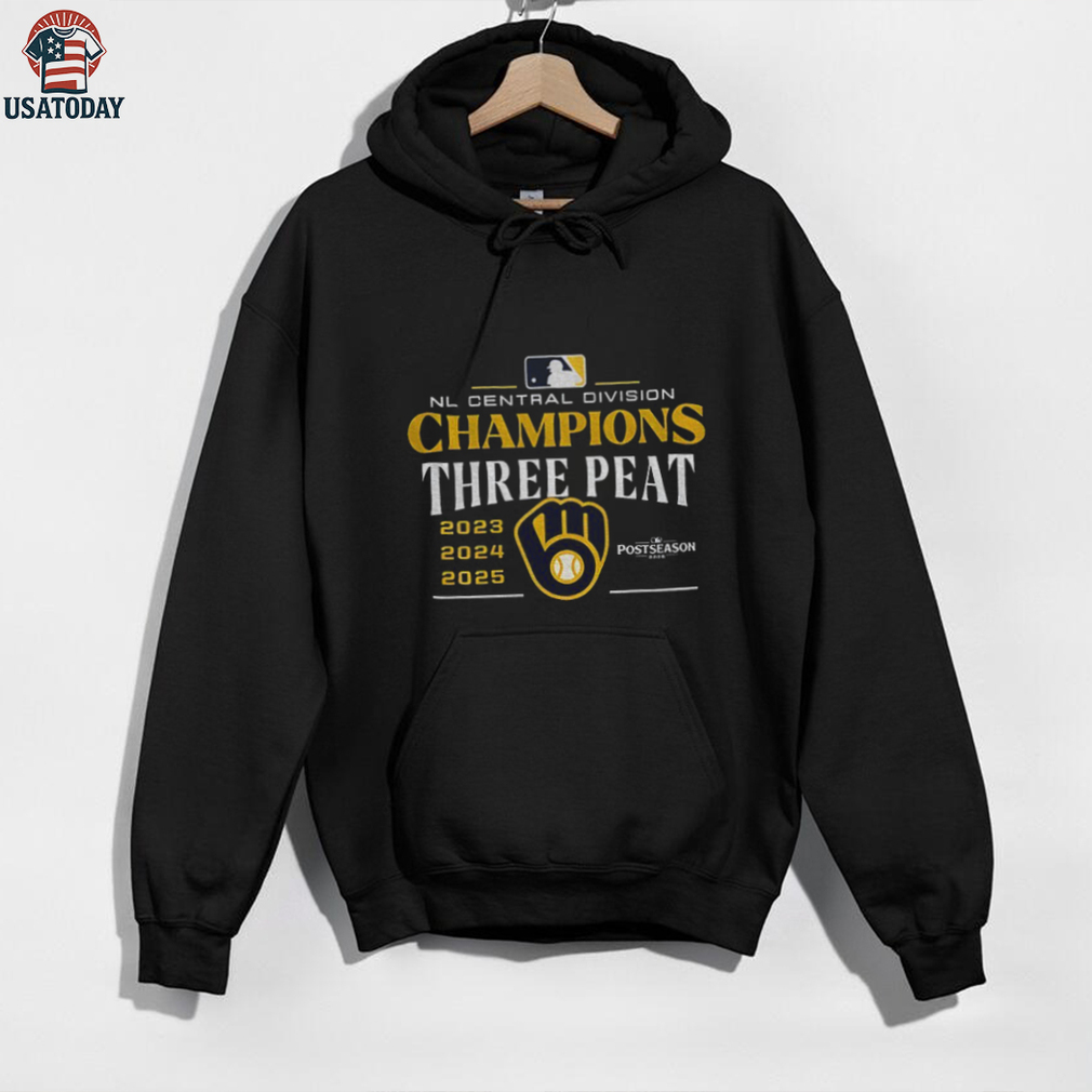 Milwaukee Brewers 2025 NL Central Division Champions Postseason MLB Baseball shirt Milwaukee Brewers 2025 NL Central Division Champions Postseason MLB Baseball shirt