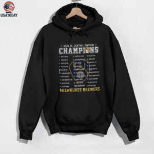 Milwaukee Brewers Back 2 back 2 Back NL Central Division 2025 Champions shirt