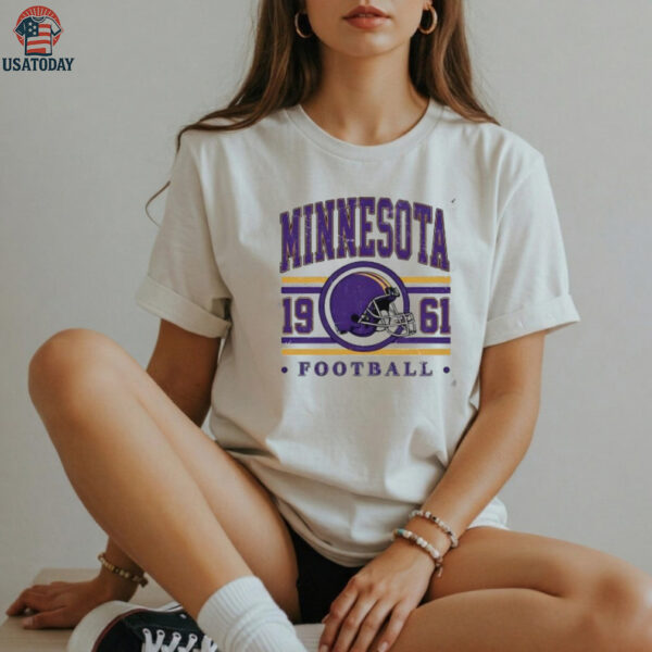 Minnesota 1961 Football Vikings Helmet shirt
