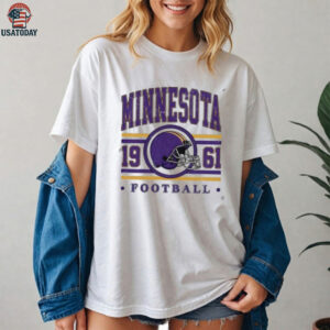 Minnesota 1961 Football Vikings Helmet shirt