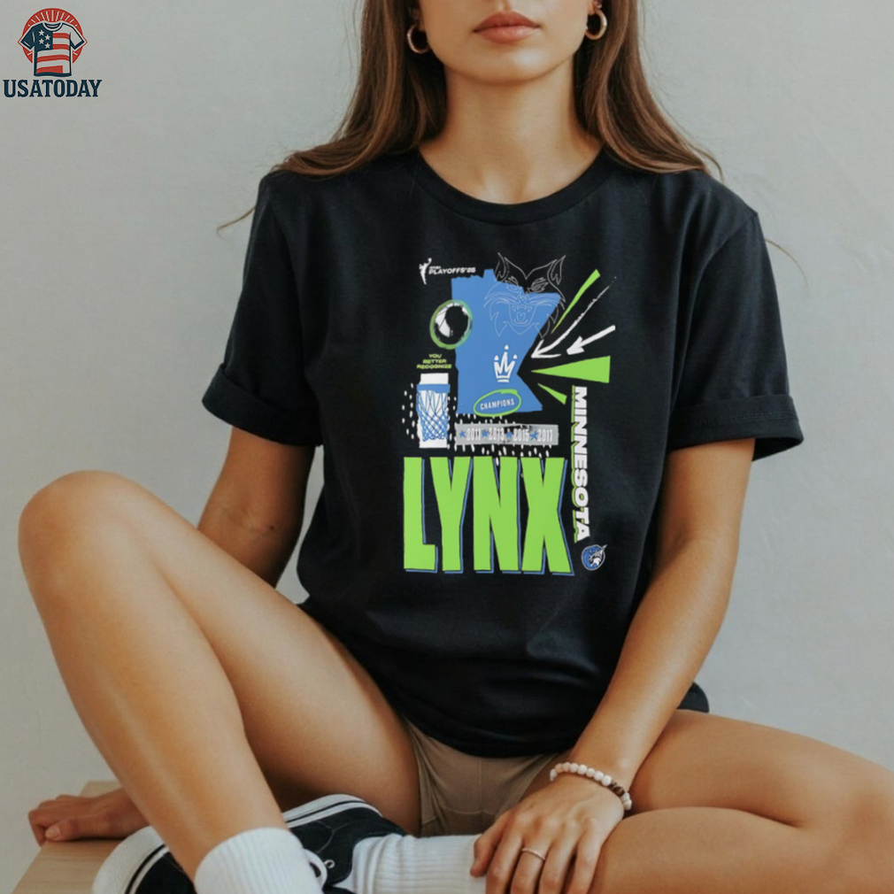 Minnesota Lynx 2025 WNBA Playoffs In The Zone shirt Minnesota Lynx 2025 WNBA Playoffs In The Zone shirt