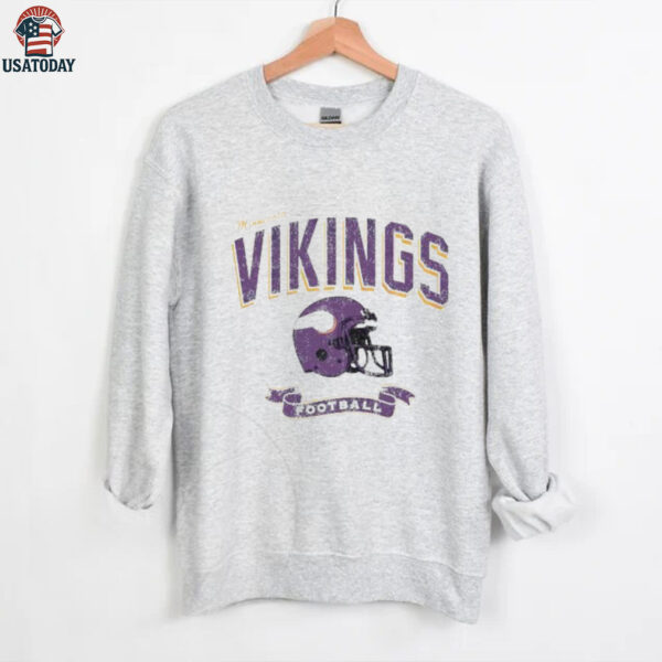 Minnesota Vikings Football Helmet Distressed Vintage shirt