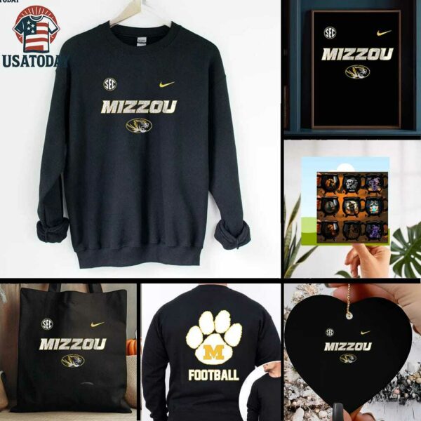 Mizzou Tigers football logo shirt