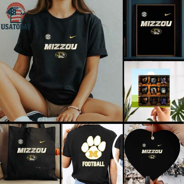 Mizzou Tigers football logo shirt