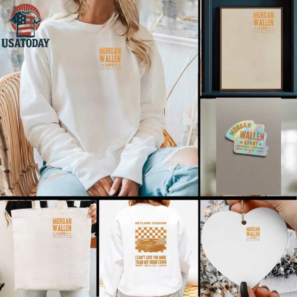 Morgan Wallen Neyland Knoxville I can’t love you more than my hometown shirt