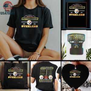 NFL Pittsburgh Steelers 2025 schedule shirt