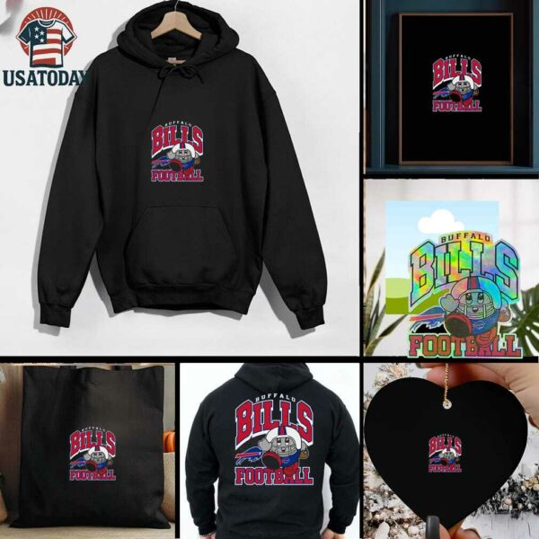 NFL Team Apparel Toddler Buffalo Bills Football Logo 2025 T Shirt