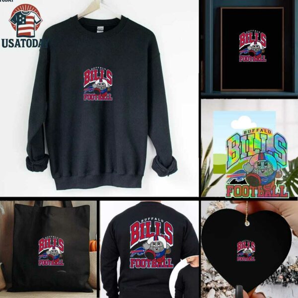NFL Team Apparel Toddler Buffalo Bills Football Logo 2025 T Shirt