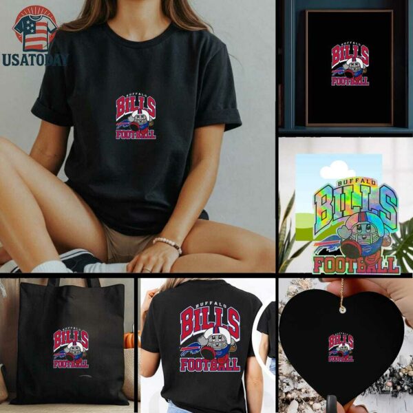 NFL Team Apparel Toddler Buffalo Bills Football Logo 2025 T Shirt
