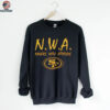 NWA Nines With Attitude San Francisco 49ers logo shirt