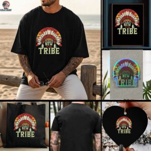 Native style new to the tribe t shirt