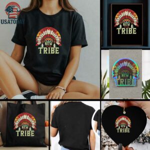 Native style new to the tribe t shirt