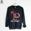 New England Patriot and Boston Red Sox it’s in my heart shirt