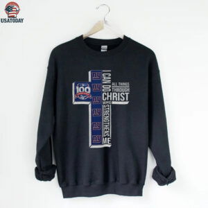 New York Giants 100 seasons I can do all things through christ who strengthens me shirt