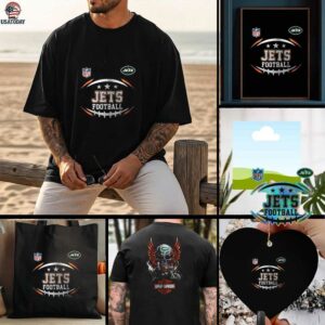 New York Jets NFL Harley Davidson motorcycle graphic shirt