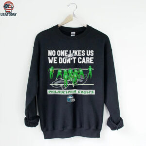 No one likes US we don’t care Philadelphia Eagles football helmet shirt