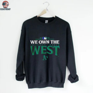 Oakland Athletics we own the American league West 2025 MLB division champions shirt