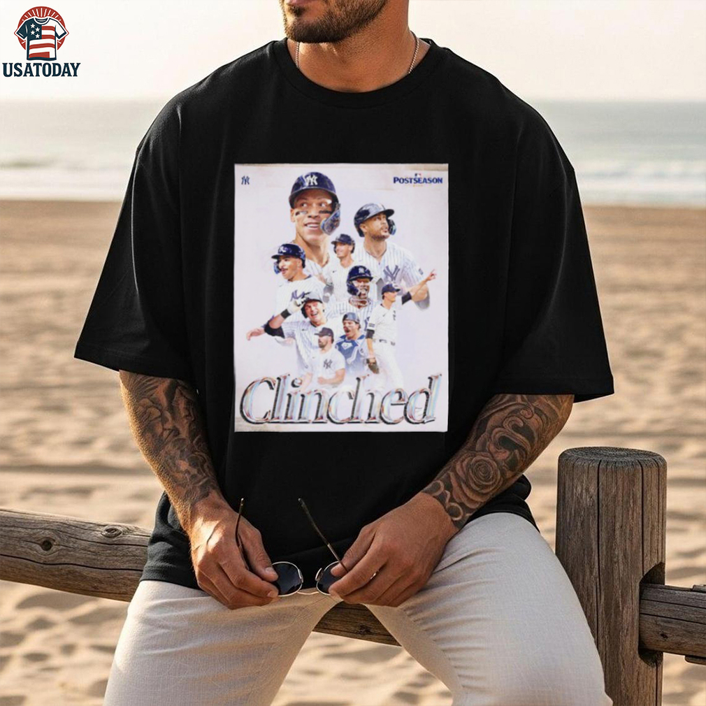 October baseball New York Yankees clinched 2025 MLB Postseason shirt October baseball New York Yankees clinched 2025 MLB Postseason shirt