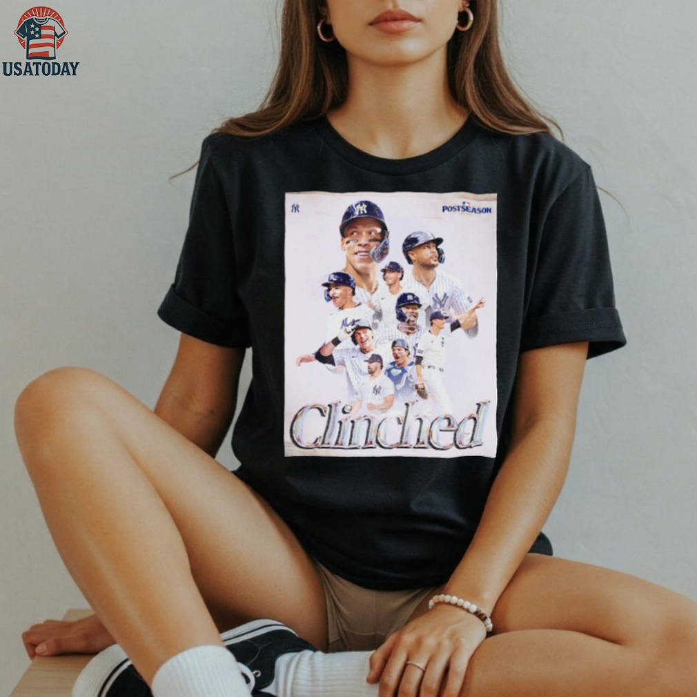 October baseball New York Yankees clinched 2025 MLB Postseason shirt October baseball New York Yankees clinched 2025 MLB Postseason shirt