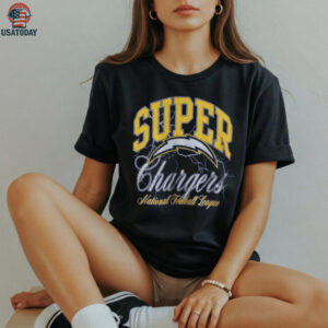 Official Abercrombie And Fitch Merch Los Angeles Chargers Vintage Inspired Graphic Shirt