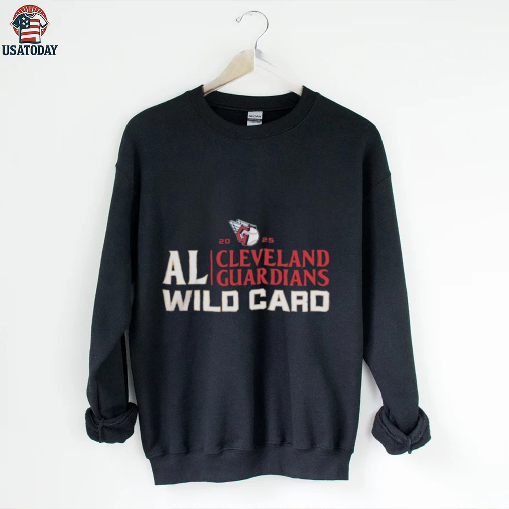 Official Cleveland Guardians 2025 AL Wild Card Postseason Celebration Shirt Official Cleveland Guardians 2025 AL Wild Card Postseason Celebration Shirt